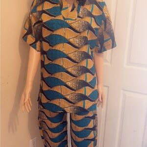 Two 2 Piece Pant Sets Women Outfit Summer Clothes African Dresses Africa Clothes